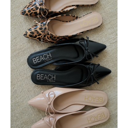 Matisse Footwear Reggie flat mule Black Patent