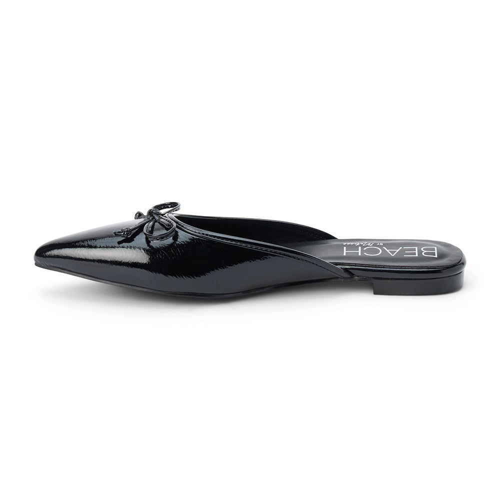 Matisse Footwear Reggie flat mule Black Patent