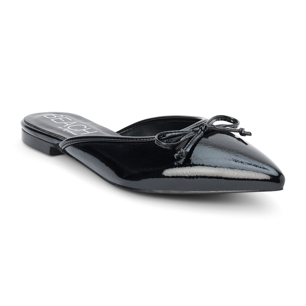 Matisse Footwear Reggie flat mule Black Patent