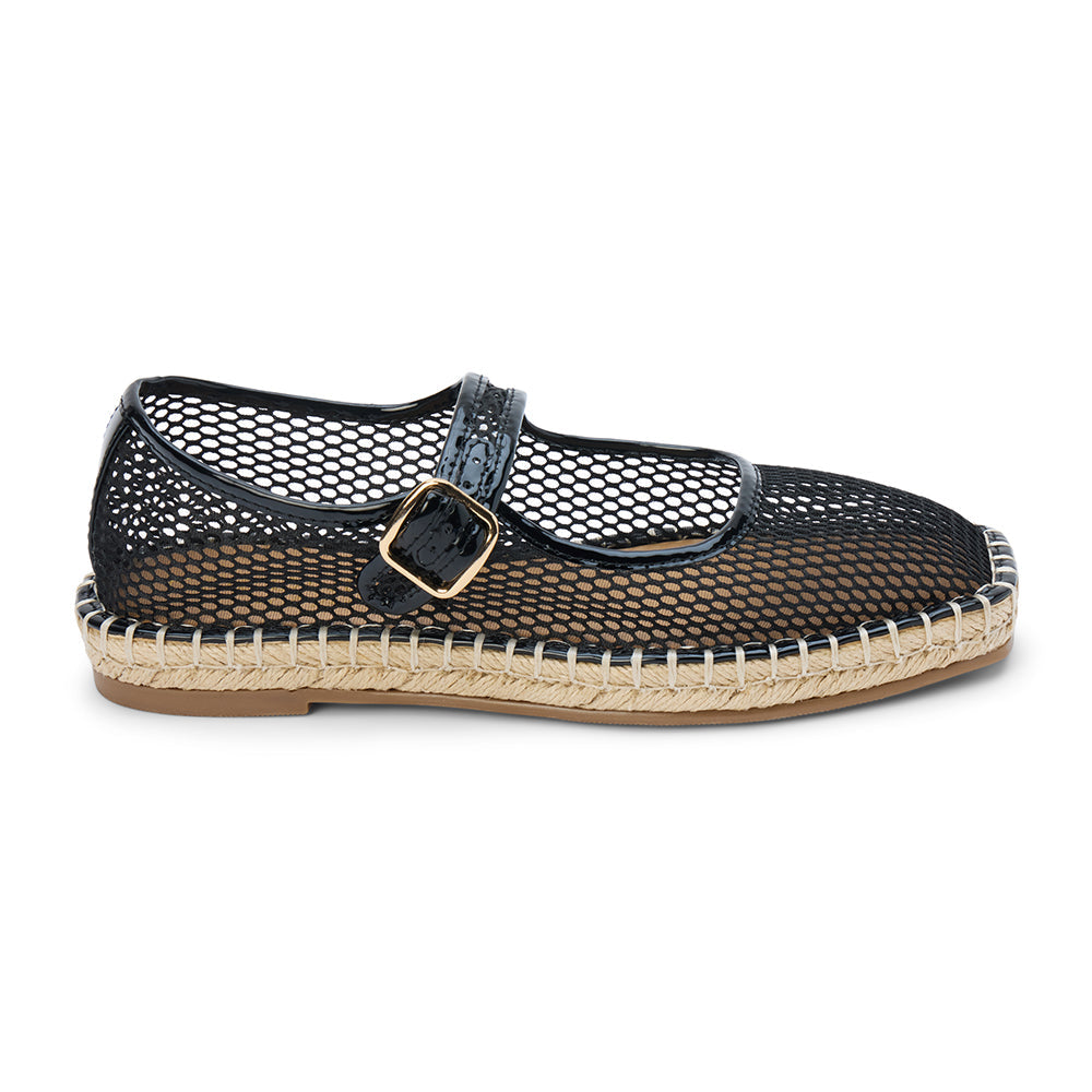 Matisse Footwear Meg mary jane flat Black Mesh
