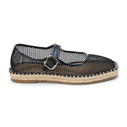 Matisse Footwear Meg mary jane flat Black Mesh