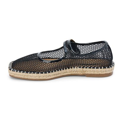 Matisse Footwear Meg mary jane flat Black Mesh