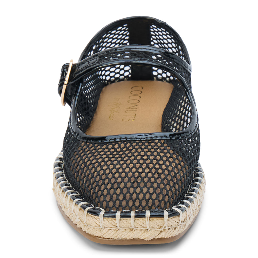 Matisse Footwear Meg mary jane flat Black Mesh