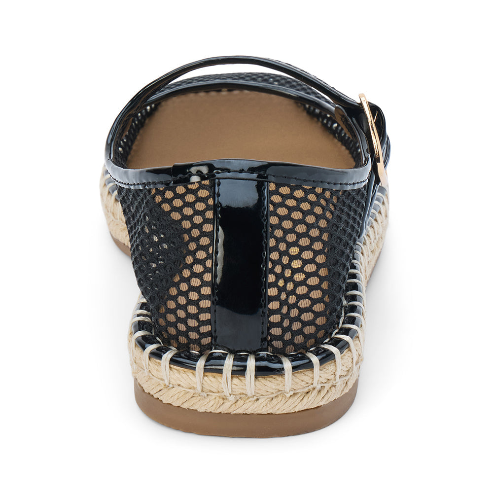 Matisse Footwear Meg mary jane flat Black Mesh