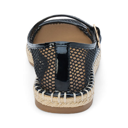 Matisse Footwear Meg mary jane flat Black Mesh