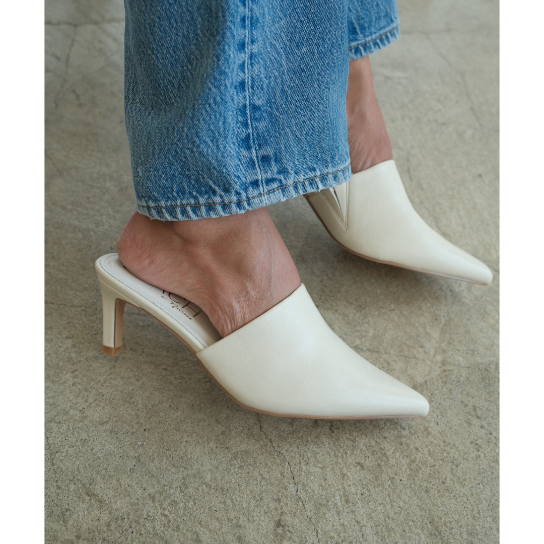 Matisse Footwear Garret heeled mule Ivory