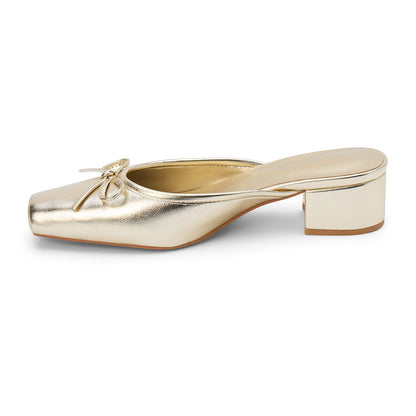 Matisse Footwear Geneva heeled mule Gold