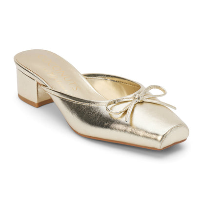 Matisse Footwear Geneva heeled mule Gold