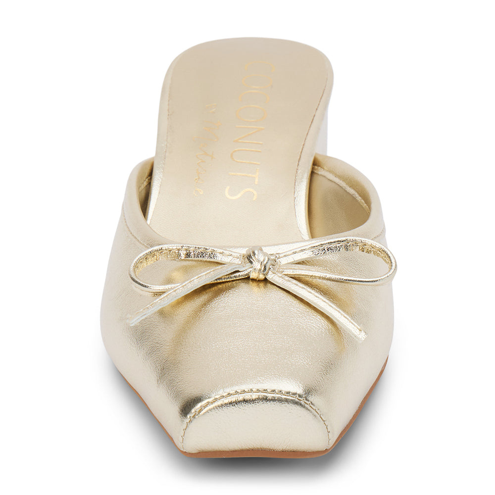 Matisse Footwear Geneva heeled mule Gold
