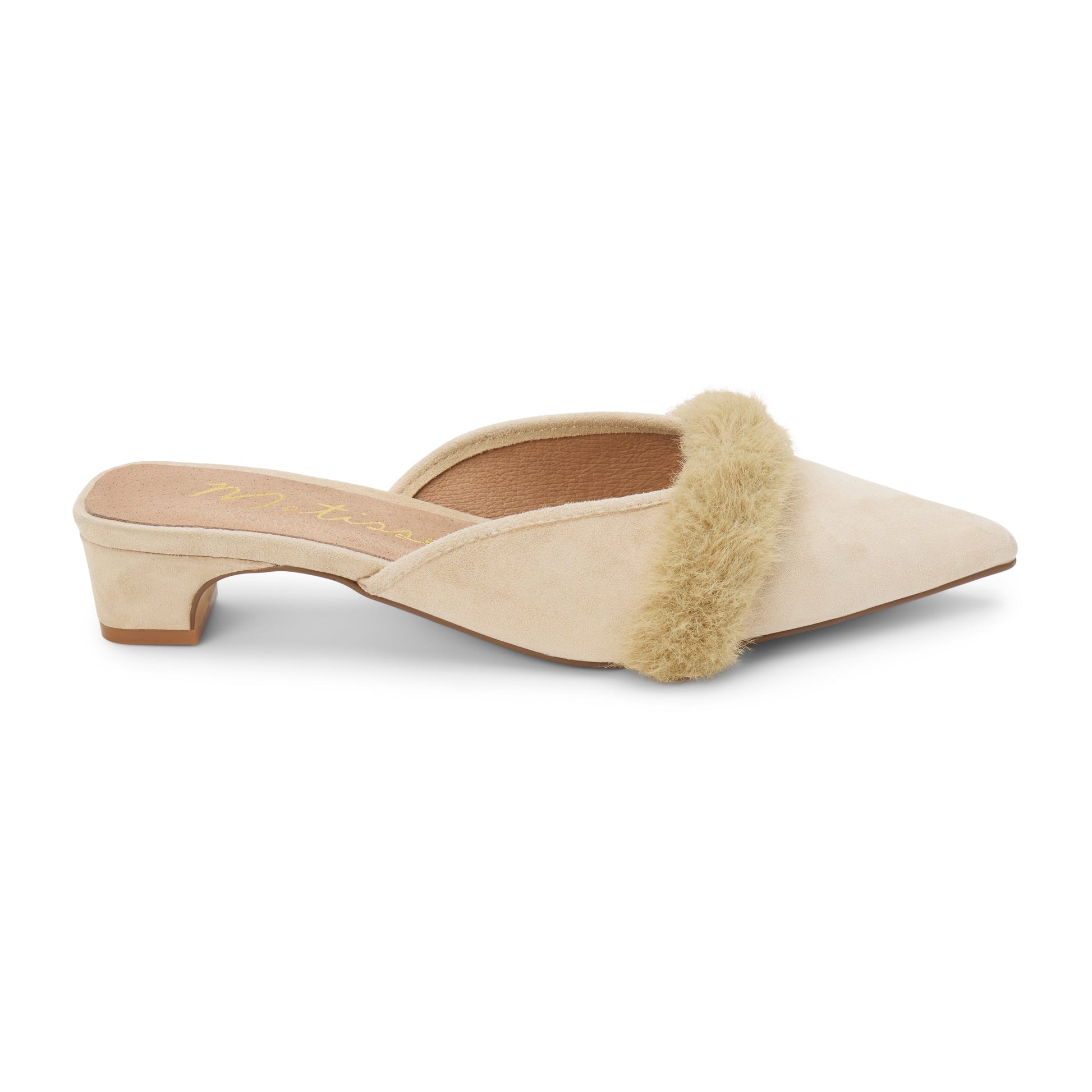 Matisse Footwear Kellan heeled mule Natural Suede
