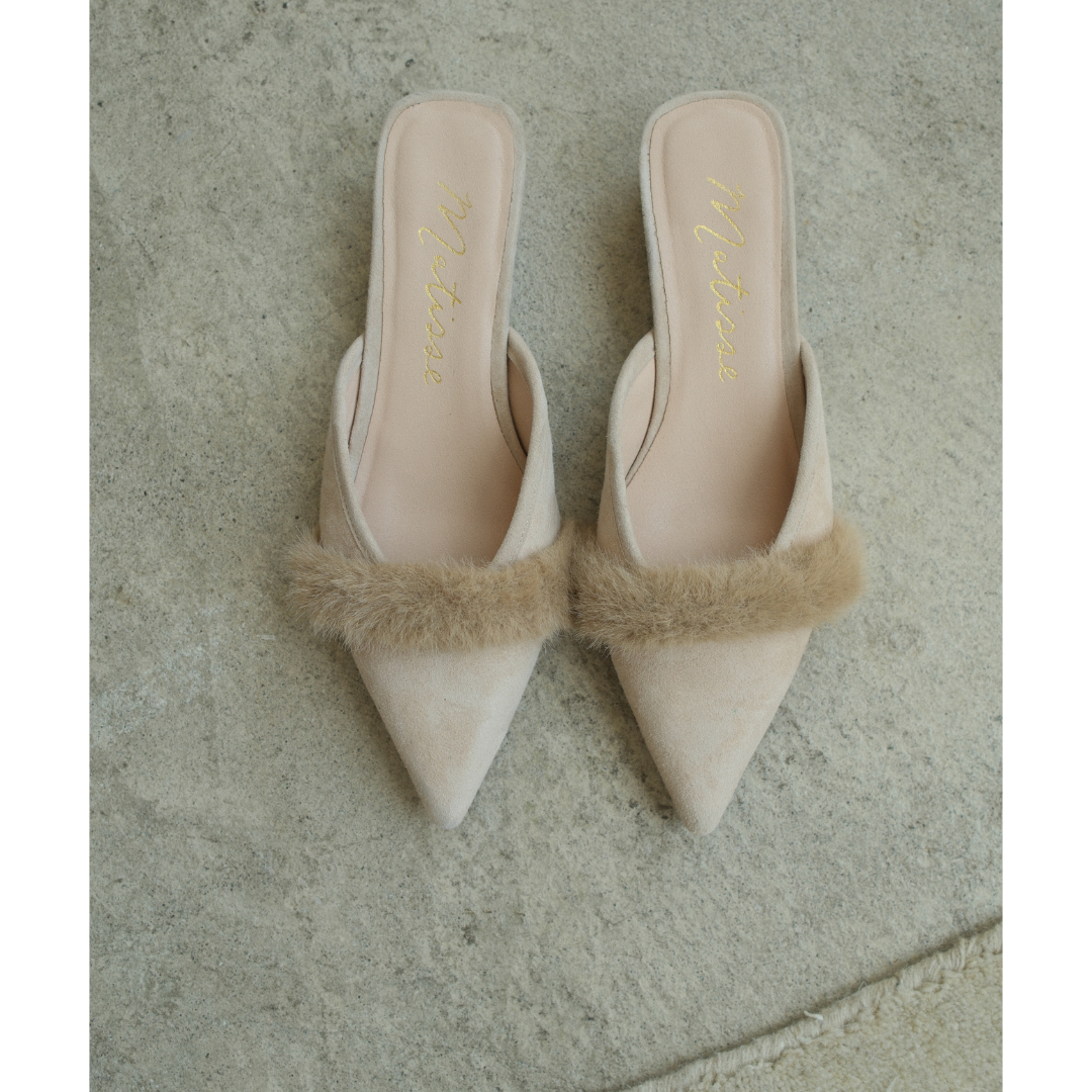 Matisse Footwear Kellan heeled mule Natural Suede
