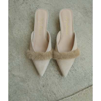 Matisse Footwear Kellan heeled mule Natural Suede