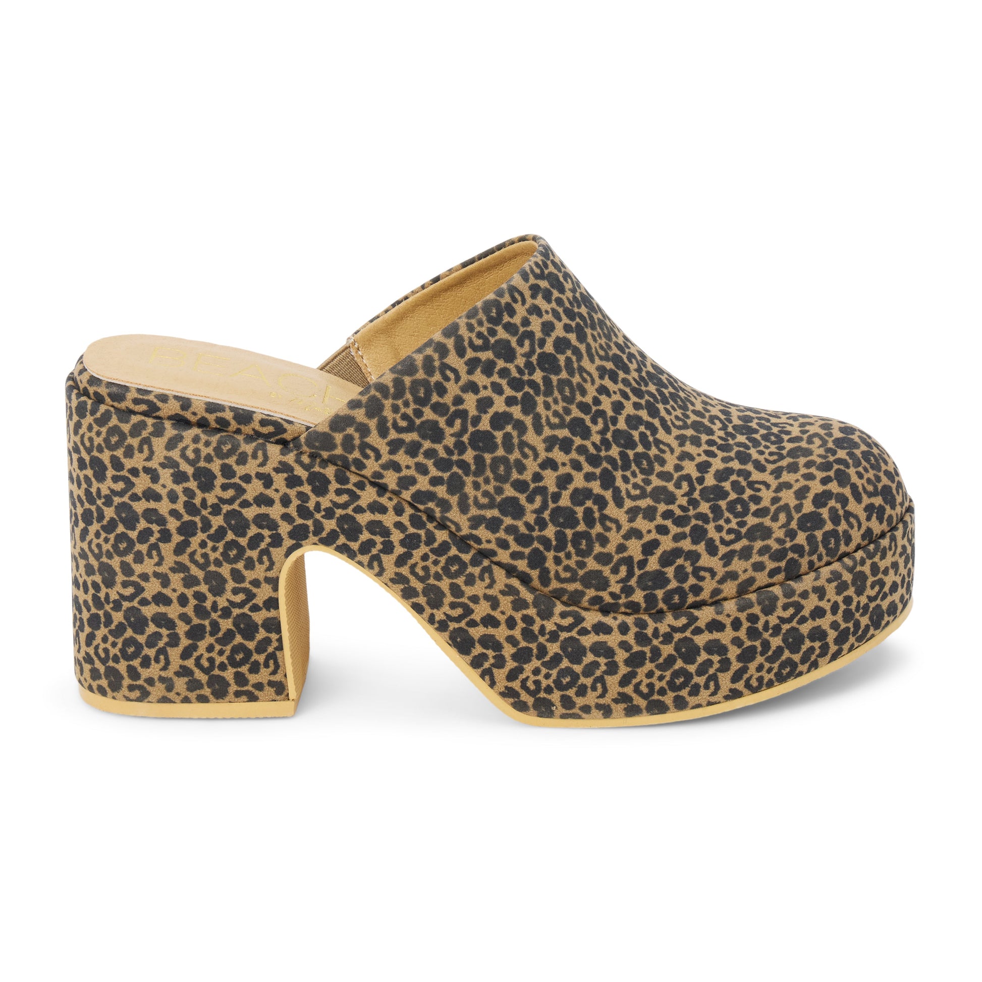 Matisse Footwear Jayde platform mule Tan Leopard