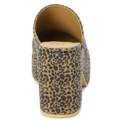 Matisse Footwear Jayde platform mule Tan Leopard