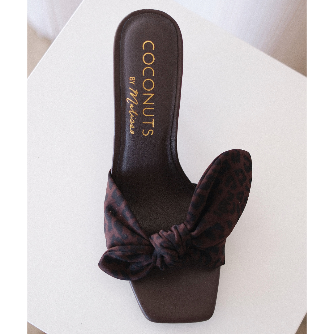 Matisse Footwear Uptown heeled sandal Dark Brown Leopard