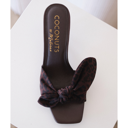 Matisse Footwear Uptown heeled sandal Dark Brown Leopard