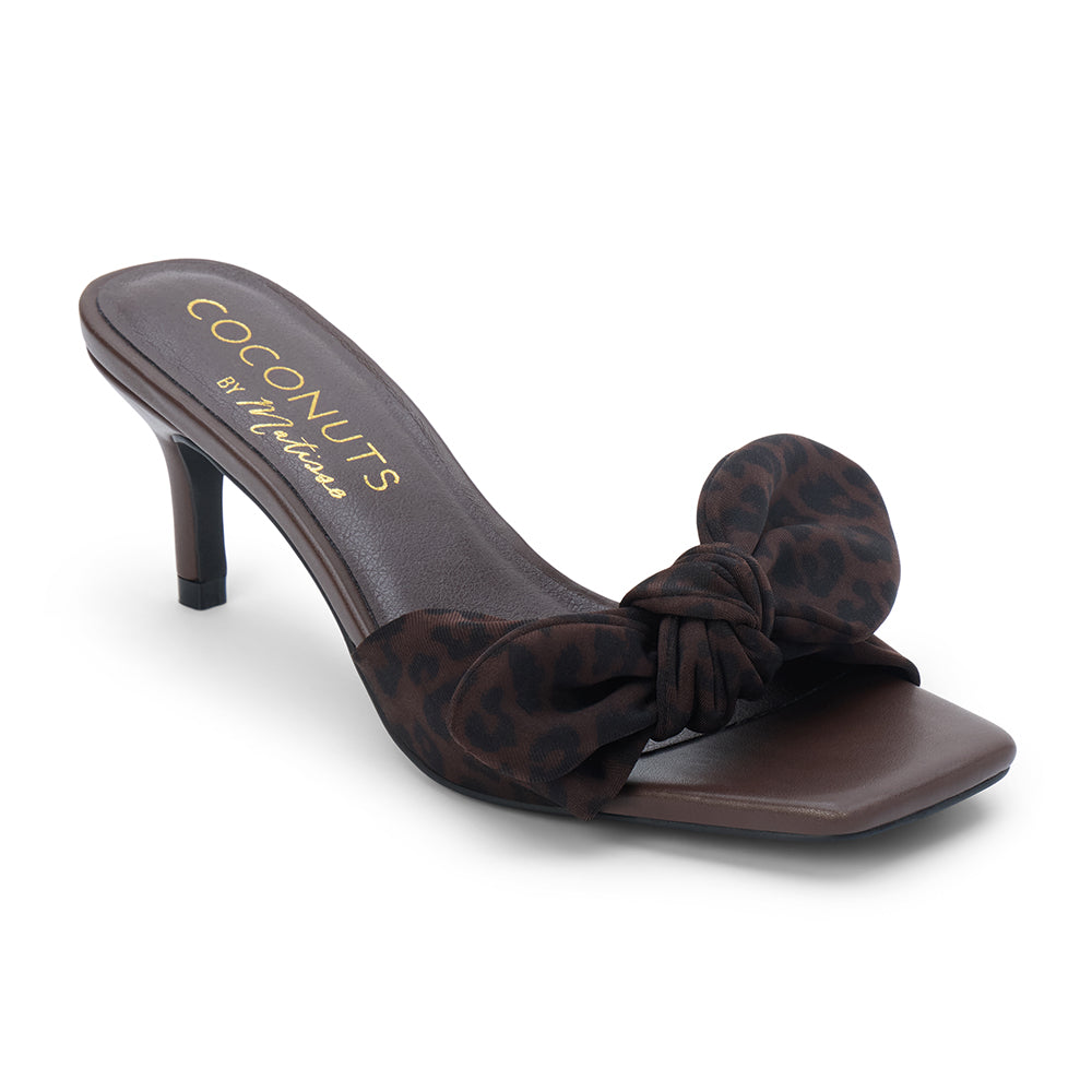 Matisse Footwear Uptown heeled sandal Dark Brown Leopard