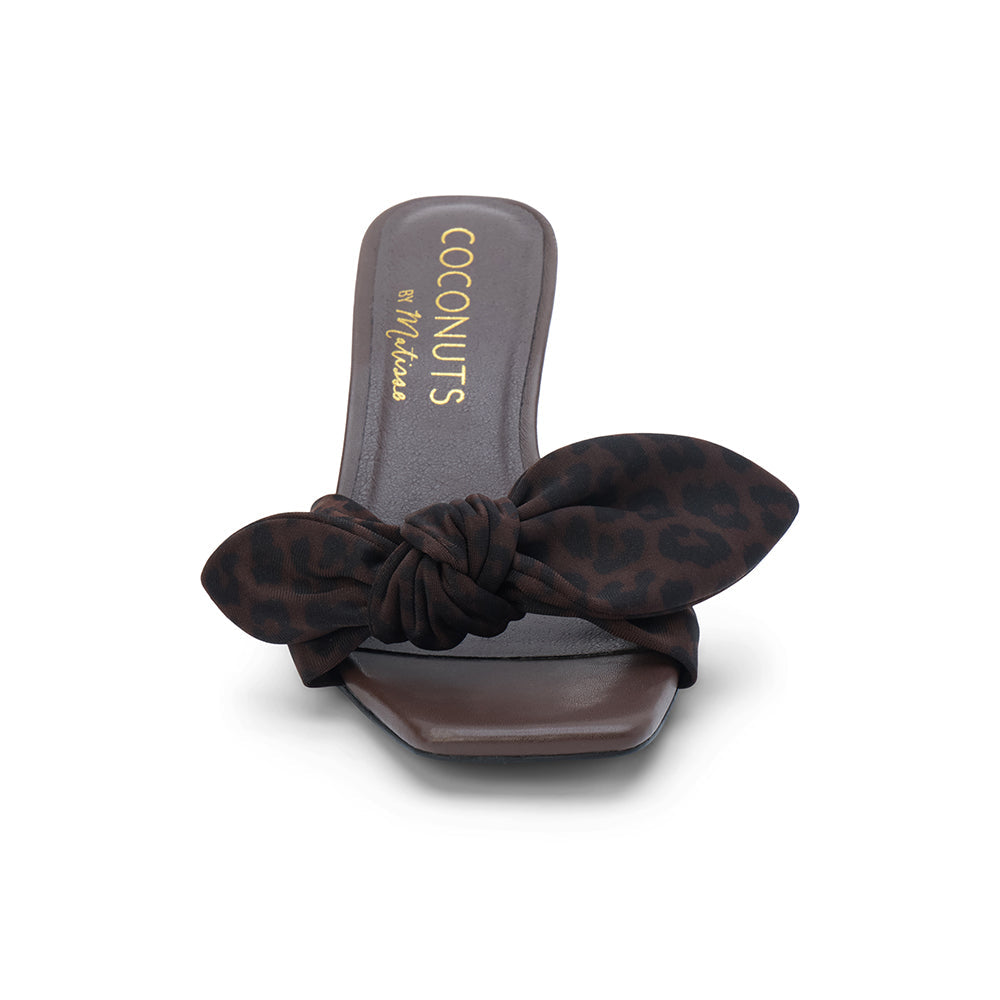 Matisse Footwear Uptown heeled sandal Dark Brown Leopard