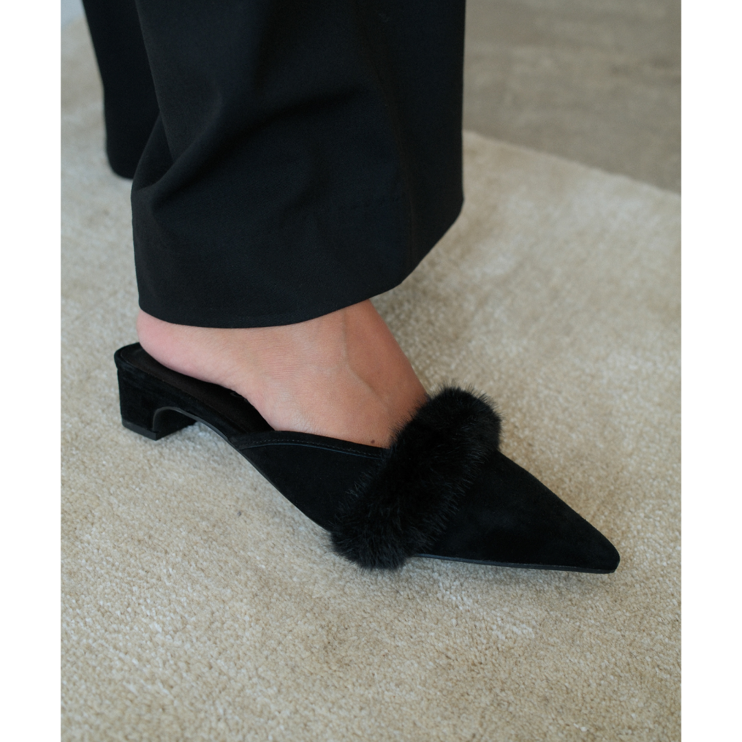 Matisse Footwear Kellan heeled mule Black Suede