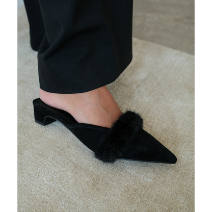 Matisse Footwear Kellan heeled mule Black Suede