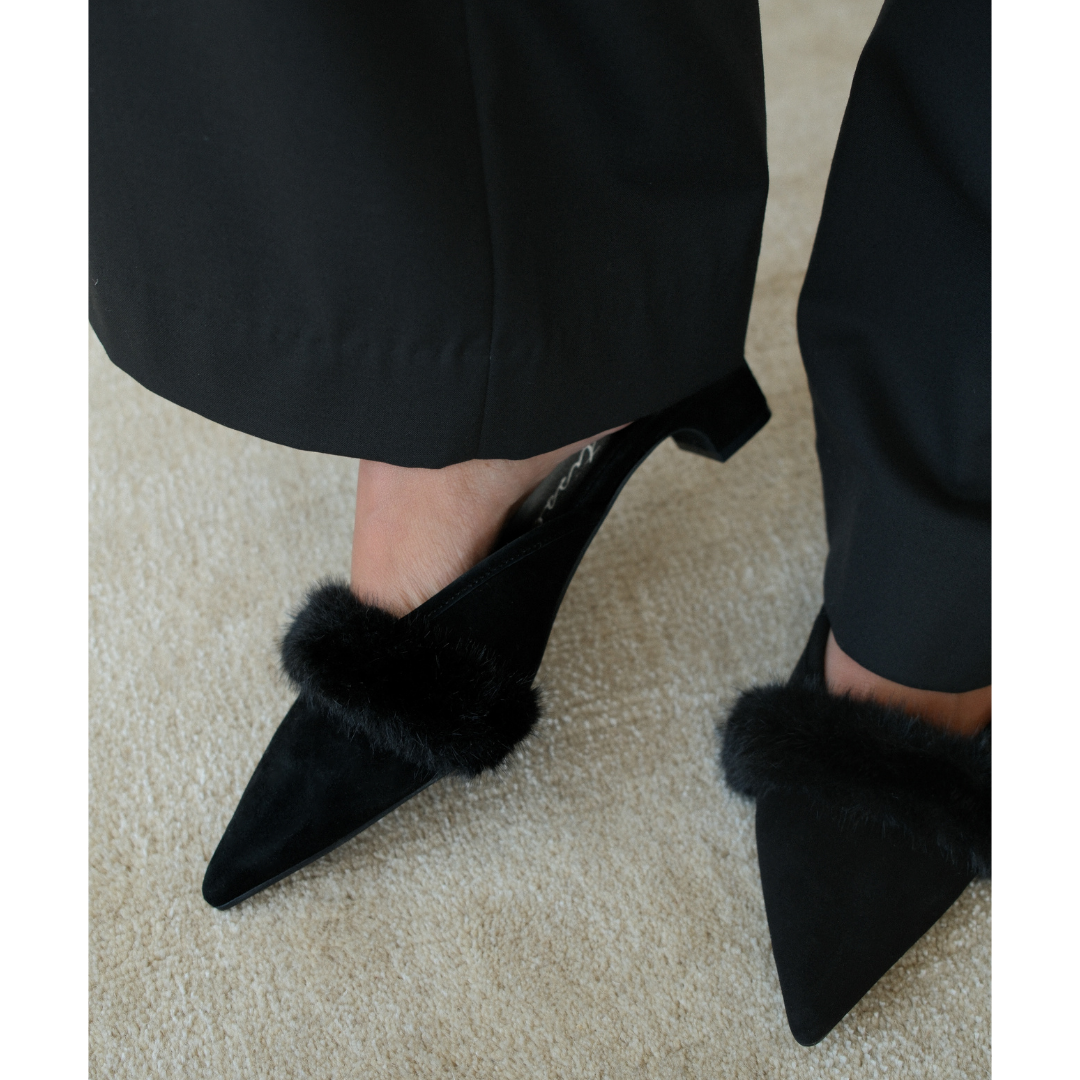 Matisse Footwear Kellan heeled mule Black Suede