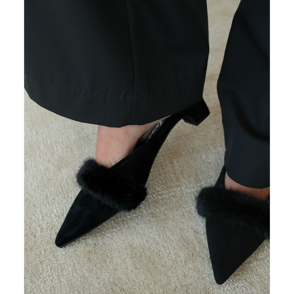 Matisse Footwear Kellan heeled mule Black Suede