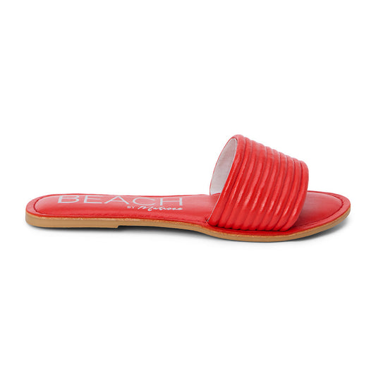 Matisse Footwear Troller slide sandal Cherry Red