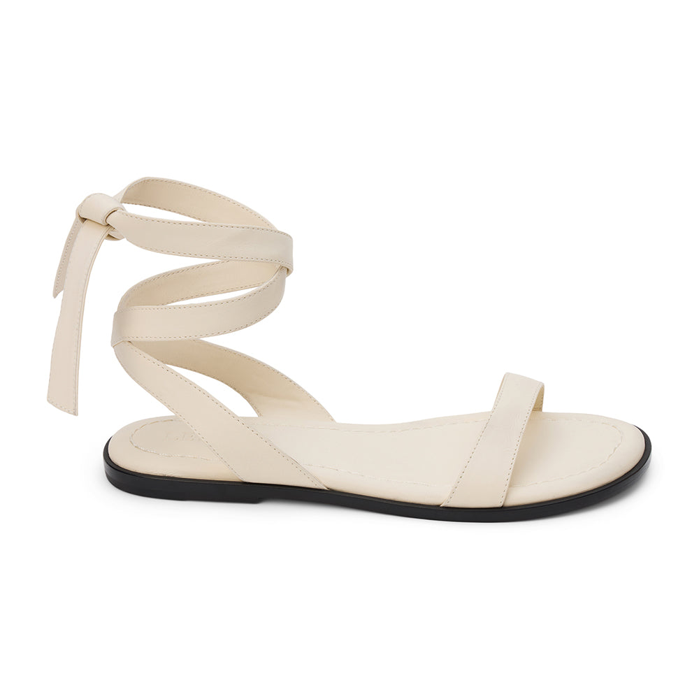 Matisse Footwear Danielle ankle wrap sandal Ivory