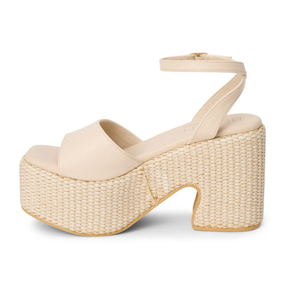 Matisse Footwear Arden platform sandal Ivory