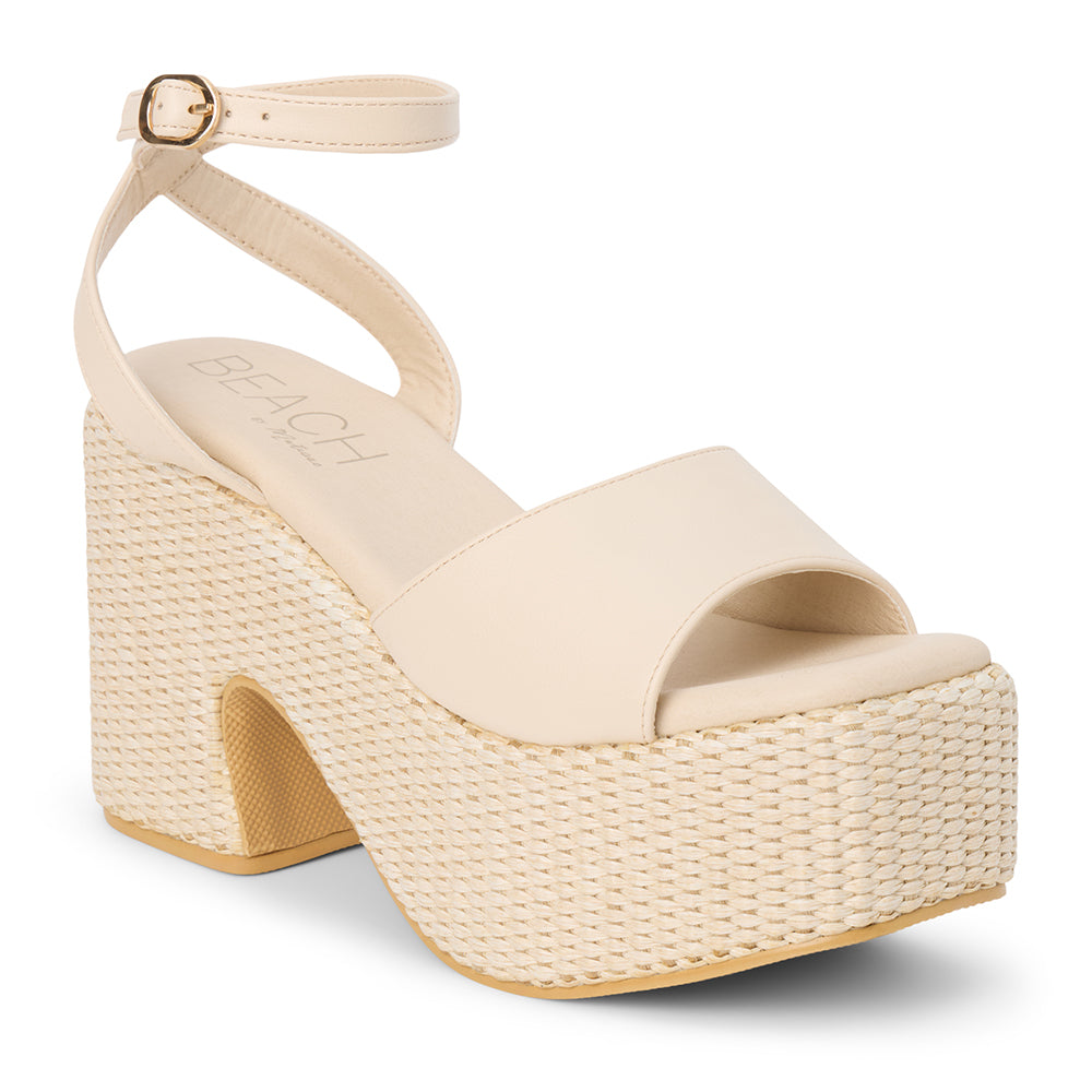 Matisse Footwear Arden platform sandal Ivory
