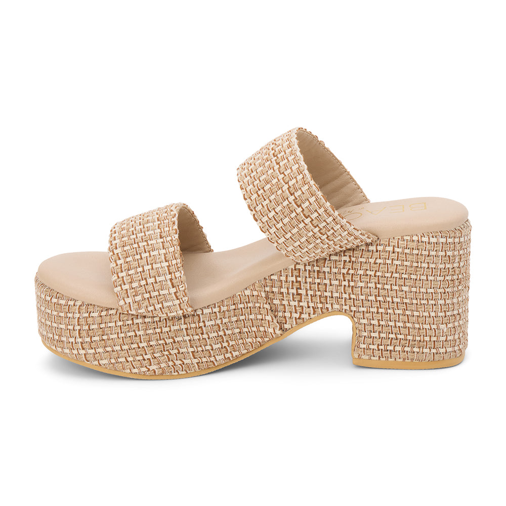 Matisse Footwear Ocean ave platform sandal Tan Multi