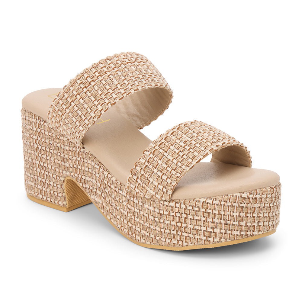 Matisse Footwear Ocean ave platform sandal Tan Multi