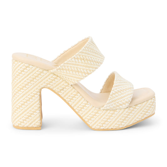 Matisse Footwear Gem platform heel Cream