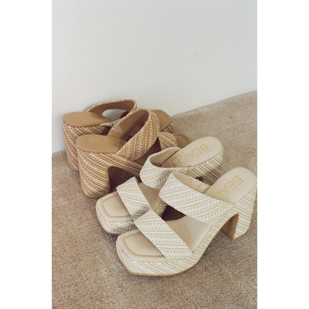 Matisse Footwear Gem platform heel Cream