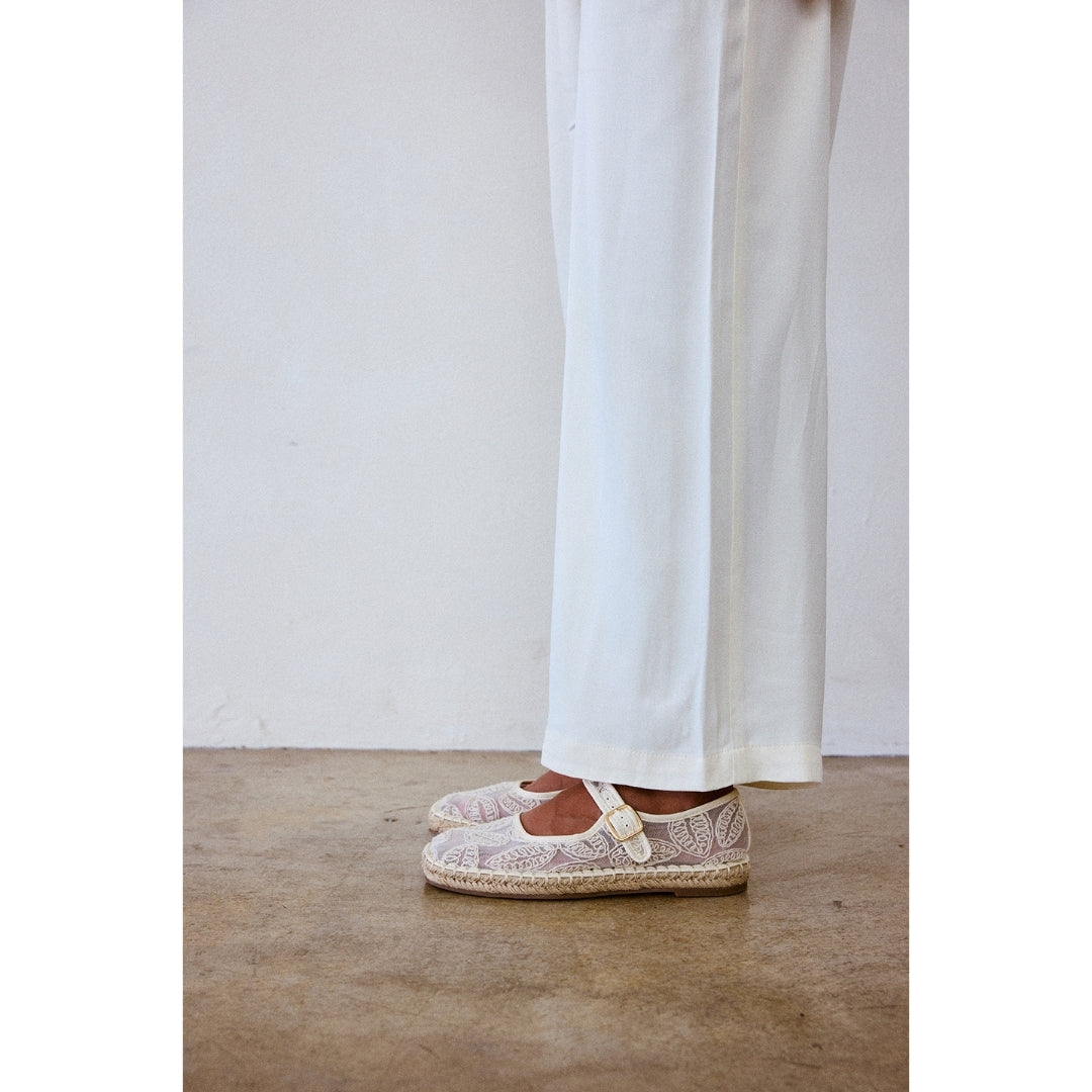 Matisse Footwear Meg mary jane flat Ivory Floral