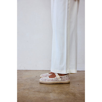 Matisse Footwear Meg mary jane flat Ivory Floral