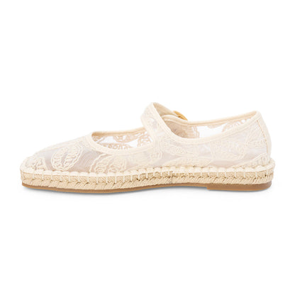 Matisse Footwear Meg mary jane flat Ivory Floral