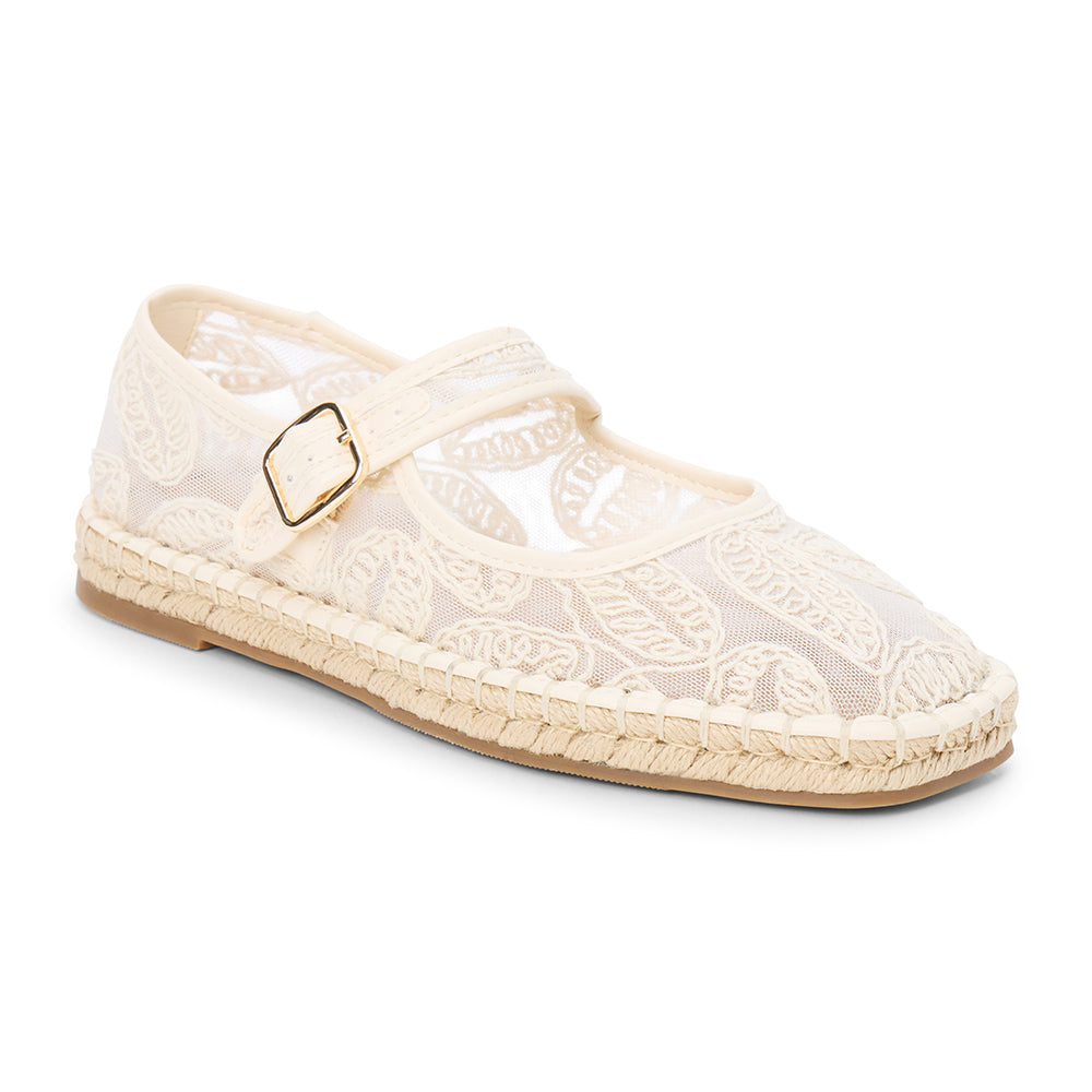 Matisse Footwear Meg mary jane flat Ivory Floral