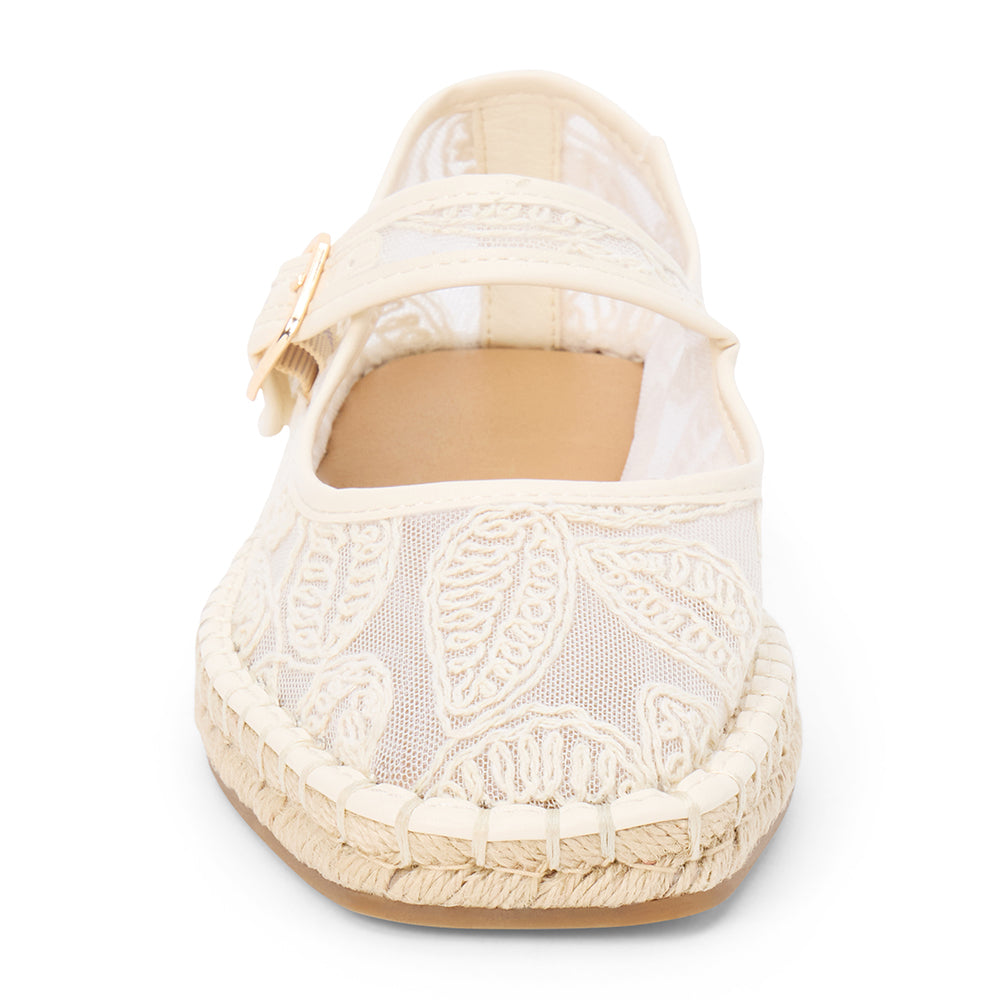 Matisse Footwear Meg mary jane flat Ivory Floral