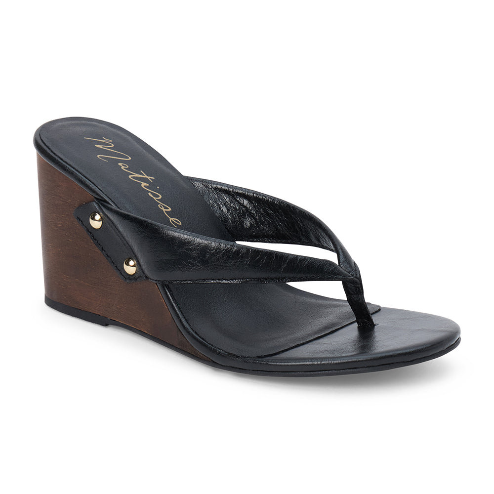 Matisse Footwear Maryland wedge sandal Black