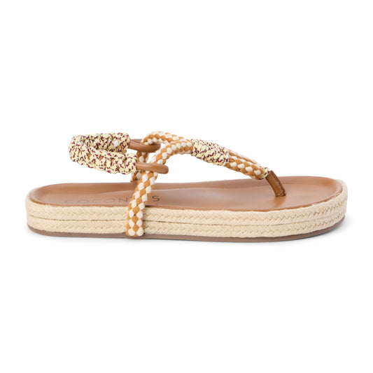 Matisse Footwear Celia thong sandal Tan Multi