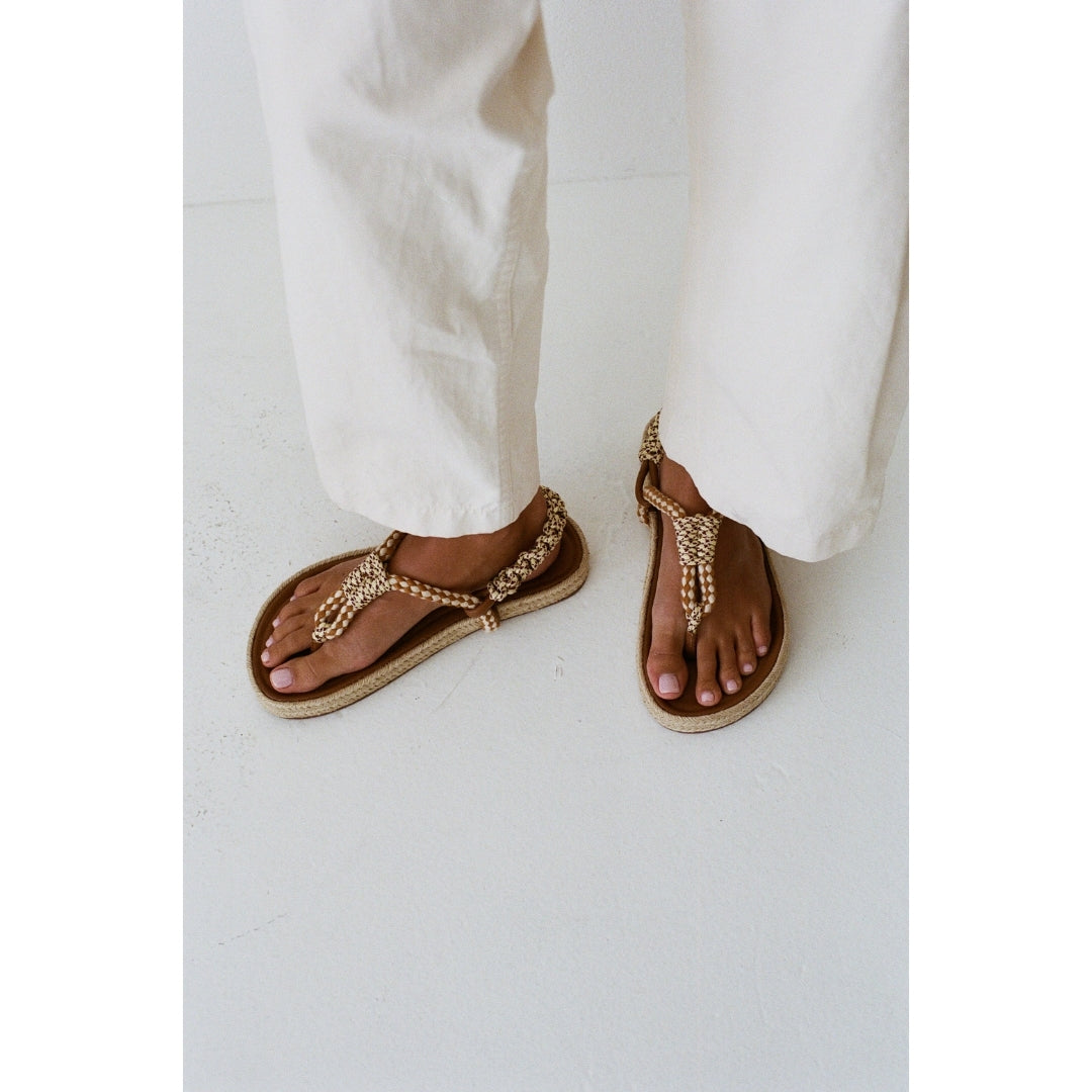 Matisse Footwear Celia thong sandal Tan Multi