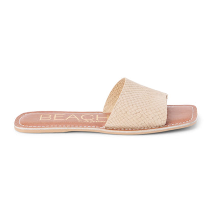 Matisse Footwear Bali slide sandal Taupe Snake
