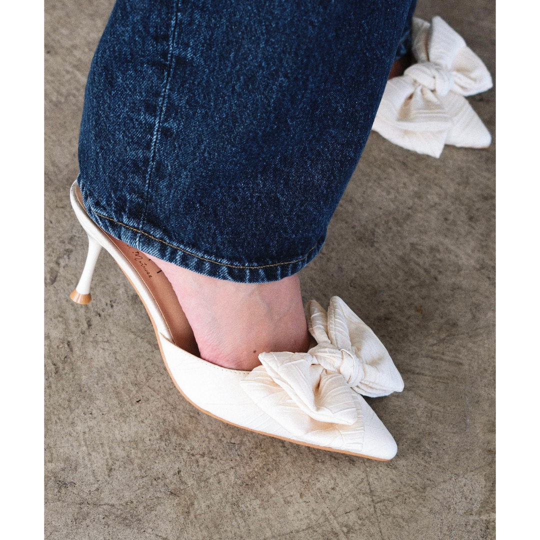 Matisse Footwear Goldie heeled mule Cream
