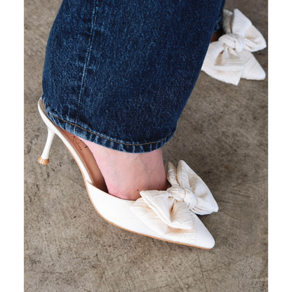 Matisse Footwear Goldie heeled mule Cream