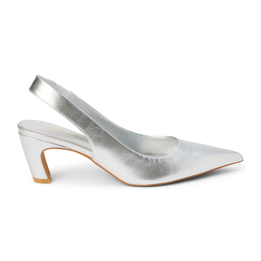 Matisse Footwear Leona slingback heel Silver