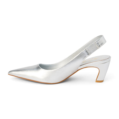 Matisse Footwear Leona slingback heel Silver