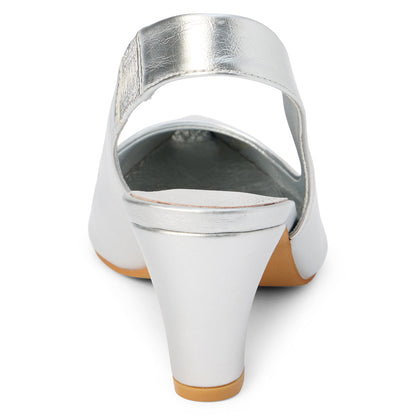 Matisse Footwear Leona slingback heel Silver