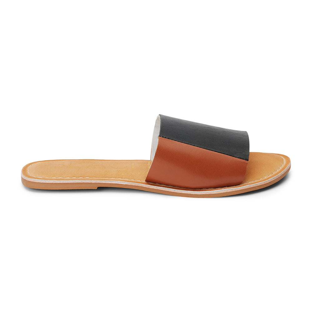Matisse Footwear Bonfire slide sandal Tan/Black