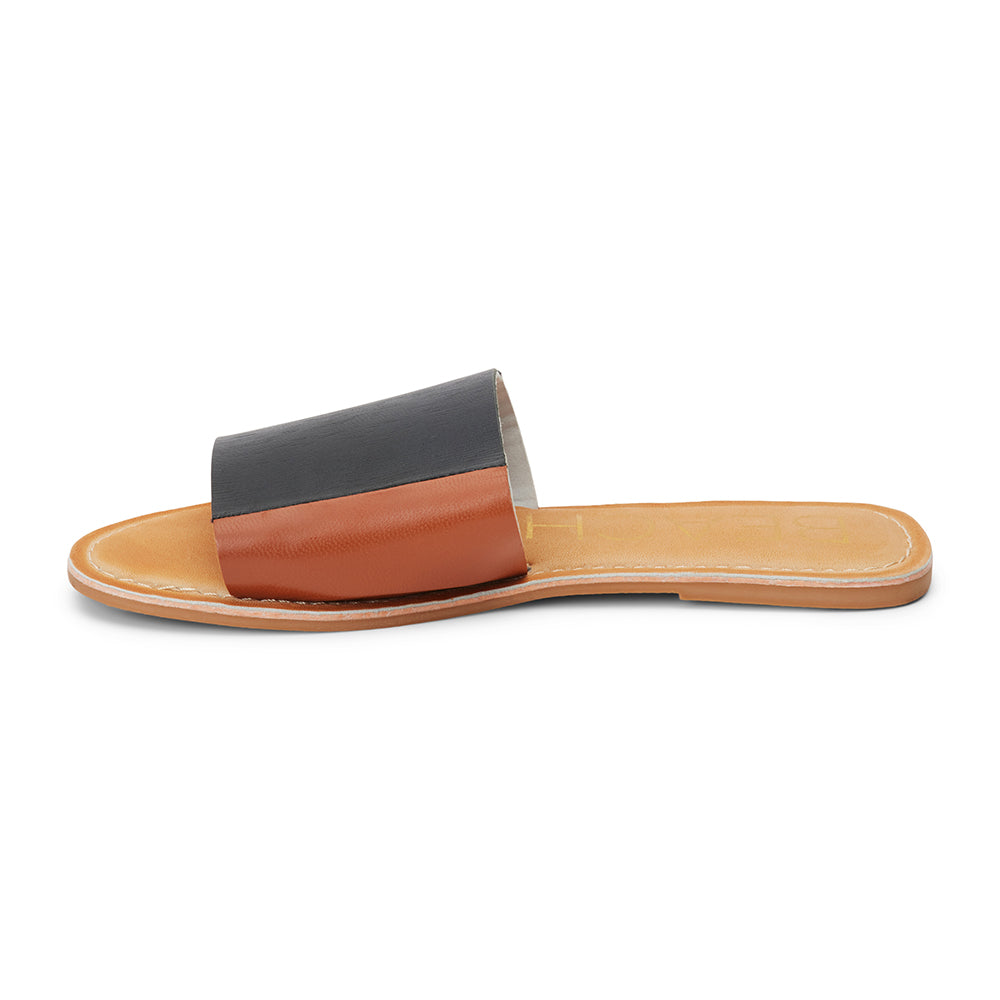 Matisse Footwear Bonfire slide sandal Tan/Black